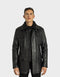 Daniel Men's Classic Fall Leather Jacket | Black